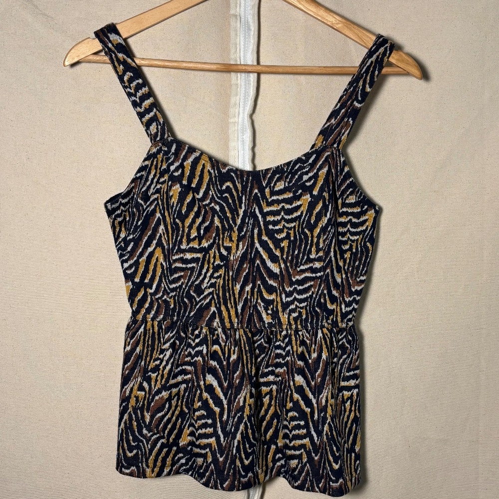 Women's Halter Top Vintage Anthropologie Multi-color XS